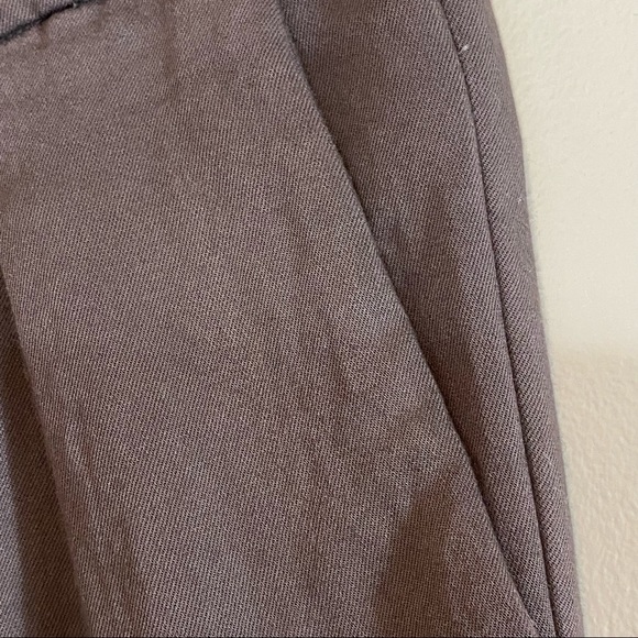 Massimo Dutti Brown Tapered Leg Pants Trousers US size 8 - Picture 3 of 11